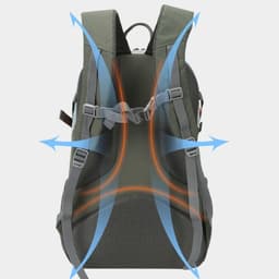 Thumbnail Ba lô nhẹ CAMEL CROWN để đi bộ đường dài hoạt động ngoài trời 4