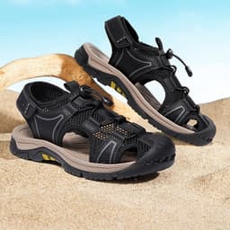 Thumbnail Xăng đan thể thao ngoài trời CAMEL CROWN nam thoáng khí chống va chạm giày mũi chống mài mòn 2