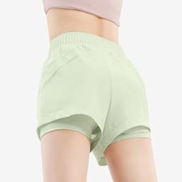 Thumbnail CAMEL CROWN Quần Yoga Nữ Giả Hai Mảnh Nhanh Khô Quần Thể Dục Thoáng Khí 1