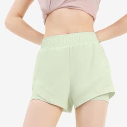Thumbnail CAMEL CROWN Quần Yoga Nữ Giả Hai Mảnh Nhanh Khô Quần Thể Dục Thoáng Khí 2