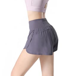 Thumbnail Quần Short Thể Thao Lưng Cao Chống Trượt Thời Trang Tập yoga Cho Nữ 2