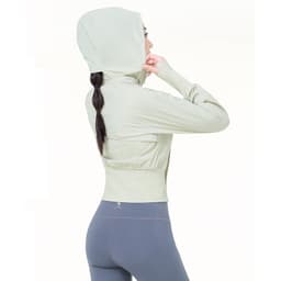 Thumbnail CAMEL CROWN Yoga Wear Nữ Ice Sun Áo Khoác Chống Nắng Thoáng Khí Ngoài Trời Chống Thấm Nước Một Mảnh Áo Khoác 3