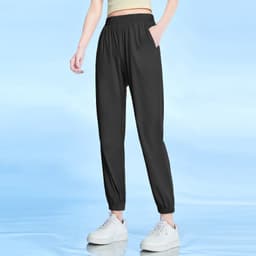 Thumbnail Quần thể thao CAMEL CROWN chống nắng cảm giác mát lạnh lụa băng thoáng khí thường ngày cho nữ 4