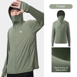 Thumbnail Áo khoác CAMEL CROWN chống nắng vải lụa mát khô thoáng nhanh thời trang cao cấp 3