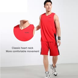 Thumbnail Trang phục bóng rổ CAMEL CROWN 2 mảnh không tay phong cách năng động cho nam 3