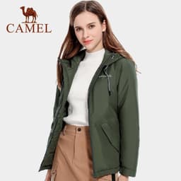 Thumbnail Áo khoác thể thao CAMEL CROWN dày dặn chống thấm nước unisex 4