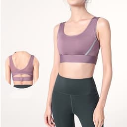 Thumbnail Áo ngực thể thao CAMEL CROWN phong cách năng động dùng tập yoga và chạy bộ dành cho nữ 2