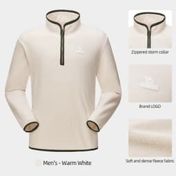Thumbnail Áo Thun sweater Cổ Đứng Tay Dài Dáng Rộng Thời Trang Thu Đông Cho Nam Giới 3