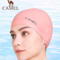 Thumbnail Mũ bơi CAMEL CROWN bằng silicon chống nước bảo vệ tai chuyên nghiệp 4