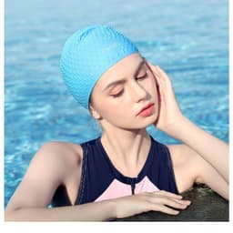 Thumbnail Mũ bơi CAMEL CROWN bằng silicon chống nước bảo vệ tai chuyên nghiệp 2