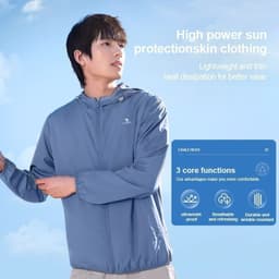 Thumbnail Áo khoác chống nắng CAMEL CROWN chống tia UV mỏng thoáng khí cho nam 2