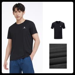 Thumbnail Áo thun thể thao CAMEL CROWN ngắn tay thoáng khí chất lượng dành cho nam 4