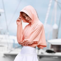 Thumbnail Áo khoác CAMEL CROWN chống nắng chống tia UV phong cách thể thao thời trang cho nữ 2