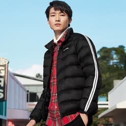 Thumbnail Áo khoác phao CAMEL CROWN cổ đứng siêu nhẹ thời trang cho nam giới 4