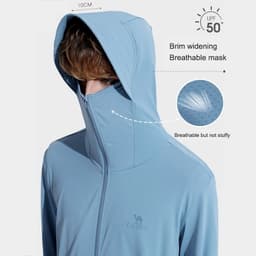 Thumbnail Áo khoác thể thao CAMEL CROWN chống tia cực tím thoáng khí tùy chọn màu sắc dành cho nam 4