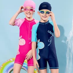 Thumbnail Mũ bơi CAMEL CROWN bảo vệ tai màu sắc đơn giản chất lượng cao 3