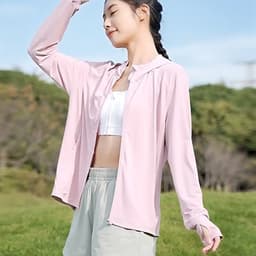 Thumbnail Áo khoác CAMEL CROWN vải mỏng chống tia UV chống nắng nhanh khô thời trang dành cho cả nam và nữ 2