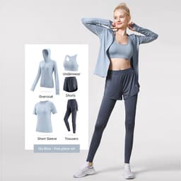 Thumbnail Bộ Đồ Thể Thao 5 Món Thời Trang Tập yoga 3