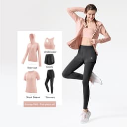 Thumbnail Bộ Đồ Thể Thao 5 Món Thời Trang Tập yoga 2