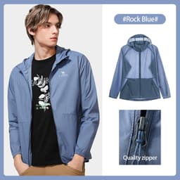 Thumbnail Áo khoác thể thao CAMEL CROWN chống tia cực tím thiết kế mỏng thoáng khí năng động thời trang cho nam 1