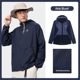 Thumbnail Áo khoác thể thao CAMEL CROWN chống tia cực tím thiết kế mỏng thoáng khí năng động thời trang cho nam 2
