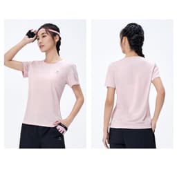 Thumbnail Áo Thun Thể Thao Tay Ngắn Chất Liệu Co Giãn Nhanh Khô Thoáng Khí Thời Trang Xuân Hè Cho Nữ 4