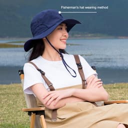 Thumbnail Mũ ngư dân CAMEL CROWN chống nắng leo núi và leo núi ngoài trời 4