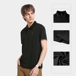Thumbnail Áo polo ngắn tay CAMEL CROWN thoáng khí nhanh khô thời trang unisex 2