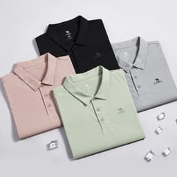 Thumbnail Áo polo ngắn tay CAMEL CROWN thoáng khí nhanh khô thời trang unisex 4