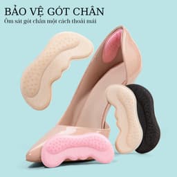 Thumbnail Miếng Dán Gót Giày 4D MINSU M5515 Lót Đệm Có Hạt Silicon Bảo Vệ, Chống Trầy, Rớt Gót Chân,Giảm Size Giày Cao Gót Bị Rộng 1