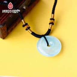 Thumbnail Mặt dây chuyền đồng điếu đá Aquamarine - Ngọc Quý 1