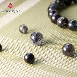 Thumbnail Hạt lẻ đá thạch anh tóc đen - Ngọc Quý 2