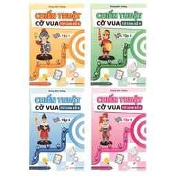 Thumbnail Sách - combo 4 cuốn Chiến thuật cờ vua từ con số 0 - Tập 1, 2, 3, 4 1