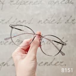 Thumbnail Gọng kính cận nam nữ Lilyeyewear gọng bền kiểu dáng mắt tròn kiểu dáng thời trang 8151 3