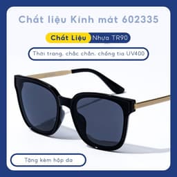 Thumbnail Kính mát nam nữ Lilyeyewear chống UV400 thiết kế mắt vuông dễ đeo màu sắc thời trang 602335 3