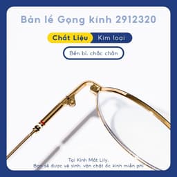 Thumbnail Gọng kính kim loại tròn nam nữ LILYEYEWEAR phù hợp mặt nhỏ càng kính nhẹ nhàng màu sắc thời trang 2912320 2