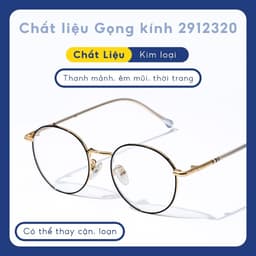 Thumbnail Gọng kính kim loại tròn nam nữ LILYEYEWEAR phù hợp mặt nhỏ càng kính nhẹ nhàng màu sắc thời trang 2912320 3