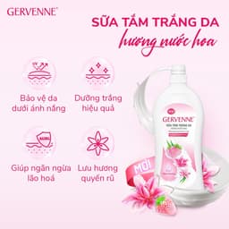 Thumbnail Sữa tắm trắng da hương nước hoa Gervenne 1.2L (3 mùi) 4