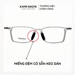 Thumbnail Bộ 2 miếng đệm mũi silicon hình cánh bướm có mặt dán keo cho mắt kính KAMI NACHI 4