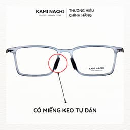 Thumbnail Bộ 2 miếng đệm mũi silicon hình bán nguyệt có mặt dán keo cho mắt kính KAMI NACHI 4