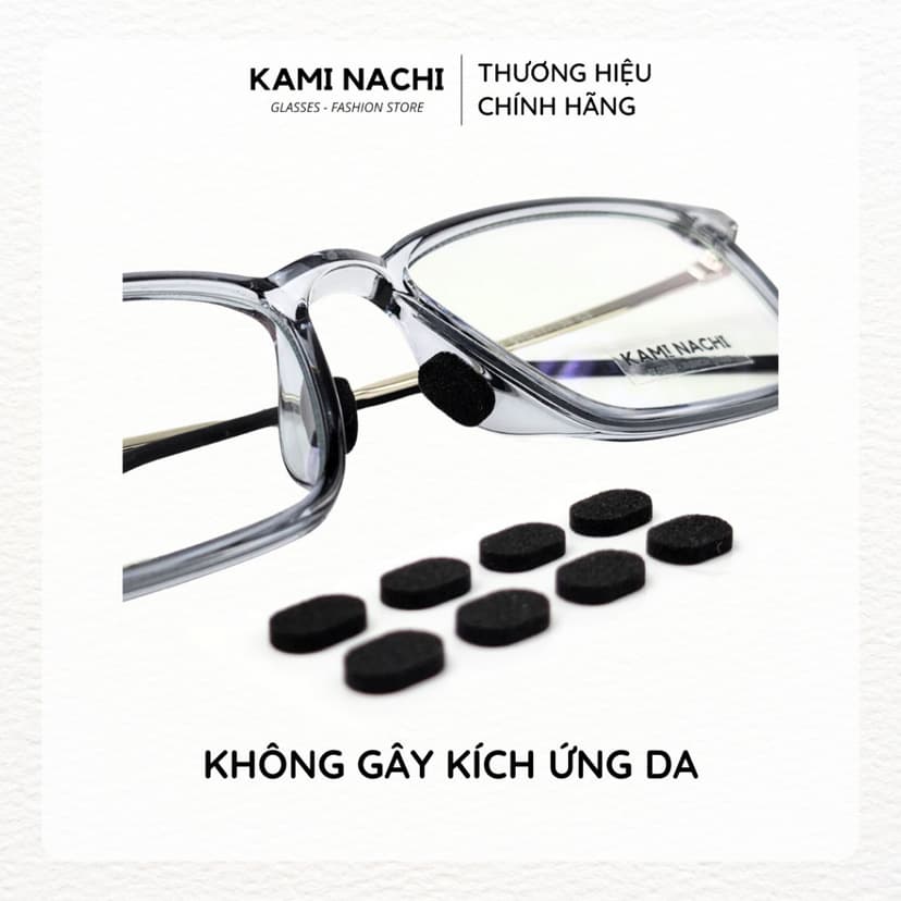 Ảnh Bộ 8 miếng đệm mũi chống trượt cho kính bằng mút xốp eva siêu mềm KAMI NACHI 3