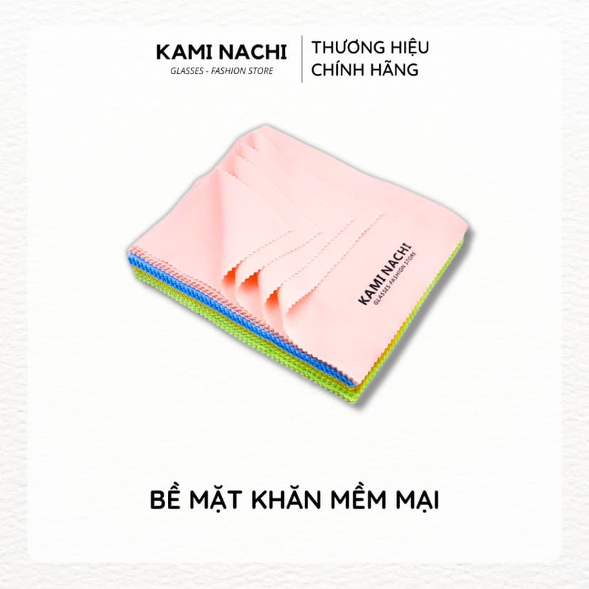 Ảnh Khăn lau kính đa năng chuyên dụng KAMI NACHI loại 1 - Lau mắt kính cận, mặt kính điện thoại 2