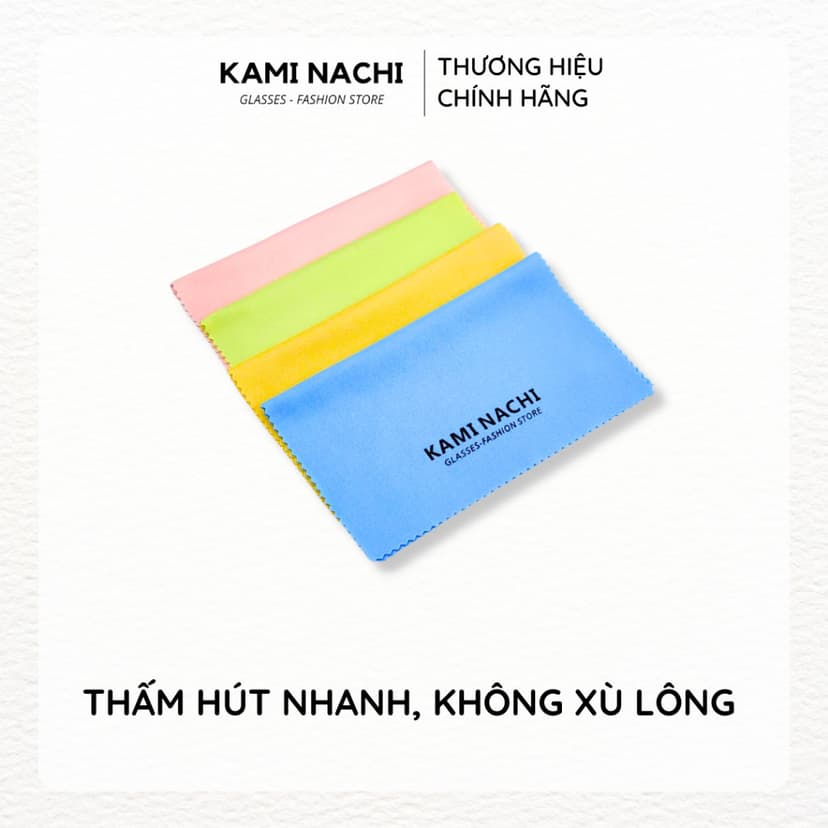 Ảnh Khăn lau kính đa năng chuyên dụng KAMI NACHI loại 1 - Lau mắt kính cận, mặt kính điện thoại 4