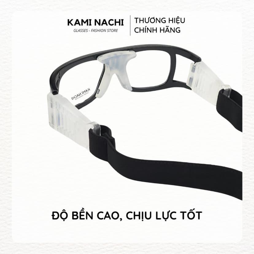 Ảnh Gọng kính thể thao KAMI NACHI chuyên dụng cho người chơi thể thao, đá banh, bóng rổ 4
