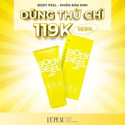 Thumbnail Peel body zise mini dùng thử 30gr, dưỡng trắng, mờ thâm - LE'PEAU peel nách mẫu mới tặng mặt nạ 4