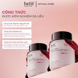 Thumbnail [belif Official x KOL] Mặt nạ ngủ tái sinh và chống lão hóa belif Regenerating Mask 75ml 3