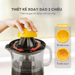 Thumbnail Máy vắt cam mini Lebenlang LBL3383 công suất 40W, dung tích 500ml, bảo hành 2 năm - hàng chính hãng 3