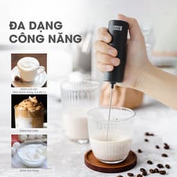 Thumbnail Máy đánh bọt cầm tay Lebenlang LBL4586, chạy bằng PIN 2A tiện lợi, công suất 10W – hàng chính hãng 3