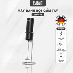 Thumbnail Máy đánh bọt cầm tay Lebenlang LBL4586, chạy bằng PIN 2A tiện lợi, công suất 10W – hàng chính hãng 2