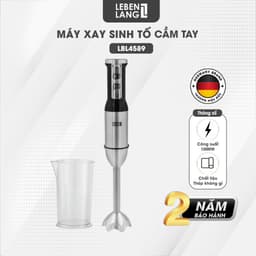 Thumbnail Máy xay cầm tay đa năng Lebenlang LBSH4787, 1000W, trục xay tháo rời tiện lợi,lưỡi dao thép không gỉ 1